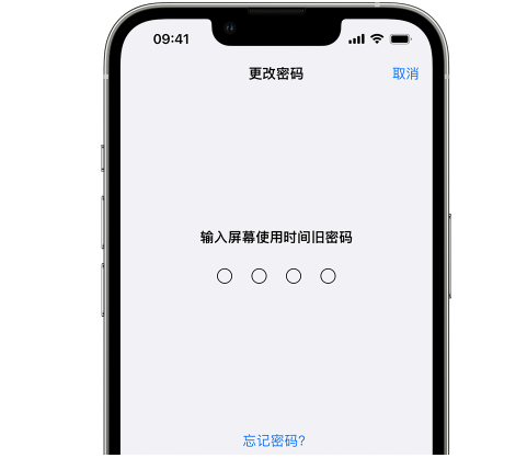 镇雄iPhone屏幕维修分享iPhone屏幕使用时间密码忘记了怎么办 