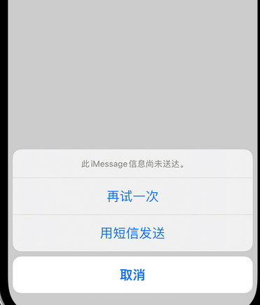 镇雄apple维修iPhone上无法正常发送iMessage信息