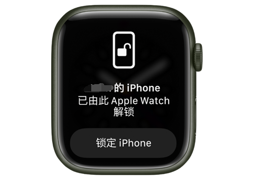 镇雄苹果手机维修分享用 AppleWatch 解锁配备面容 ID 的 iPhone方法 