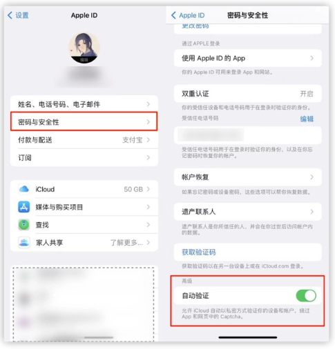 镇雄苹果手机维修分享iOS 16 自动验证功能开启方法 
