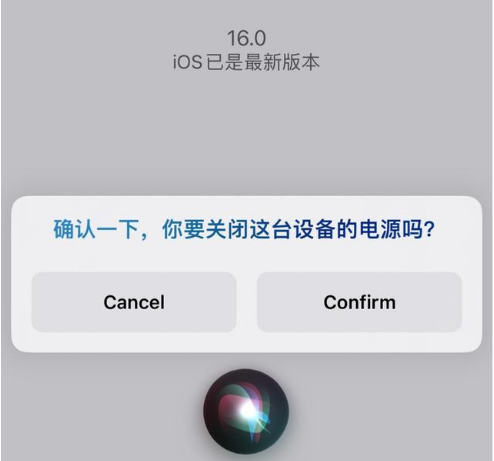 镇雄苹果手机维修分享iOS 16 Beta5为什么要取消Siri语音关机功能 