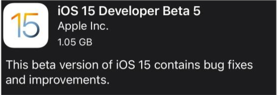 镇雄苹果手机维修分享如何升级到iOS15.0 beta5 